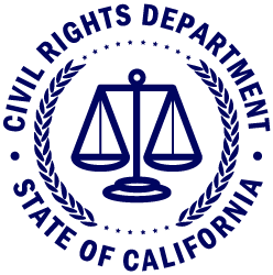 Civil Rights Department - State of California logo